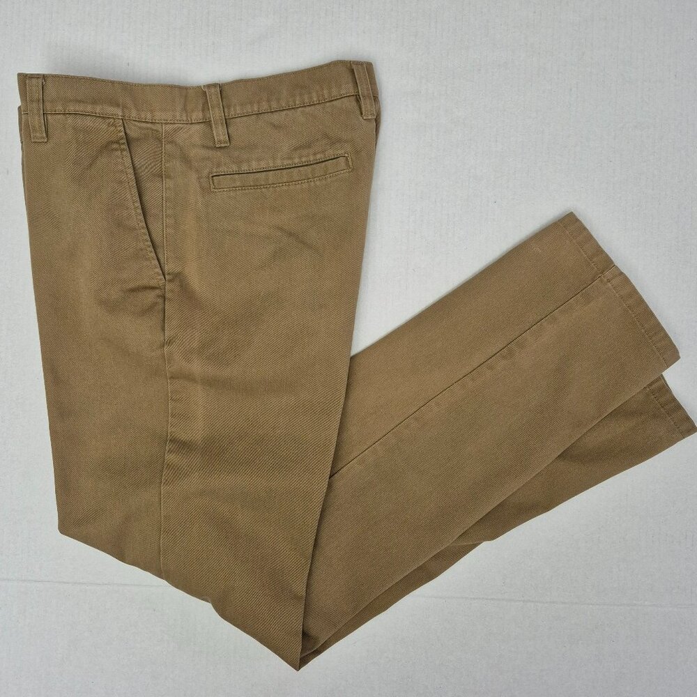 Neo Blue Camel Chino Pants Cotton Blend 32 x 30 Slim Fit Pockets